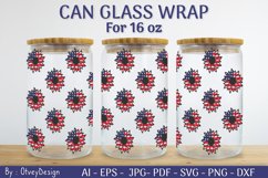 4th of July Libbey Glass Warp 16 oz SVG Product Image 2
