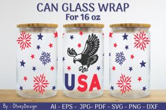4th of July Libbey Glass Warp 16 oz SVG Product Image 2