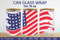 4th of July Libbey Glass Warp 16 oz SVG Product Image 2