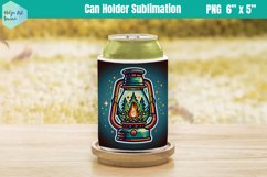 Can Holder Sublimation | Camping PNG Product Image 1