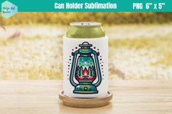 Can Holder Sublimation | Camping PNG Product Image 1