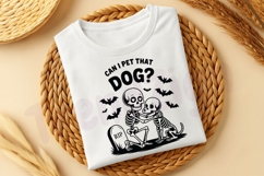 Can I Pet That Dog SVG PNG, Funny Dog SVG, Cute Spooky Dog Product Image 4
