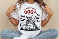 Can I Pet That Dog SVG PNG, Funny Dog SVG, Cute Spooky Dog Product Image 8