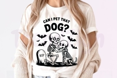 Can I Pet That Dog SVG PNG, Funny Dog SVG, Cute Spooky Dog Product Image 3