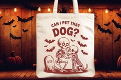 Can I Pet That Dog SVG PNG, Funny Dog SVG, Cute Spooky Dog Product Image 2