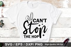 Can&#039;t Stop the hop SVG - Easter Dog Design Product Image 1