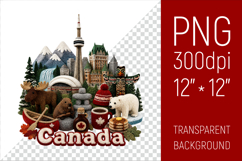 Canada Travel Landmark Illustration