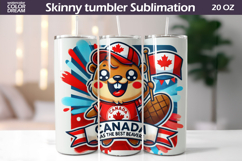 Canada Beaver Tumbler Wrap | Canada Has The Best Beavers Product Image 1