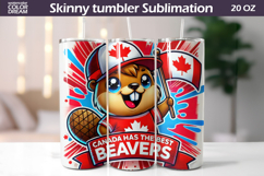 Canada Beaver Tumbler Wrap | Canada Has The Best Beavers Product Image 1