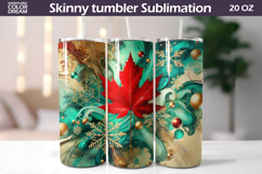 Canada Leaf Tumbler Wrap | Canada Maple Tumbler Product Image 1