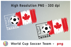 Canada National Soccer Team Flag. World Cup 2026 Product Image 1