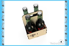 Beer Basket for Dad - Decorative Template Ideal for Gifts Product Image 2