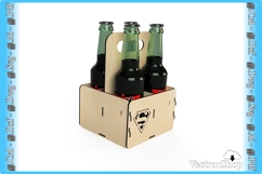 Beer Basket for Dad - Decorative Template Ideal for Gifts Product Image 3