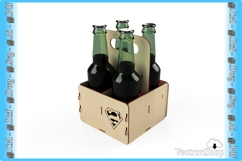 Beer Basket for Dad - Decorative Template Ideal for Gifts Product Image 5