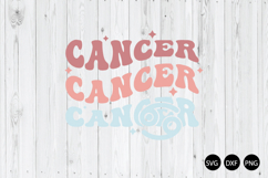 Cancer Zodiac SVG, Horoscope SVG, Astrology Retro SVG Product Image 1