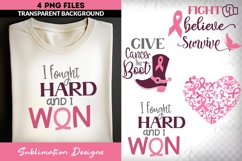 Breast Cancer Awareness Sublimation Bundle | Boot &amp; Quotes Product Image 2