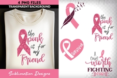Breast Cancer Awareness Sublimation Bundle | Cure &amp; Support Product Image 2