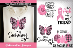 Breast Cancer Awareness Sublimation Bundle | Pink Pumpkins Product Image 2