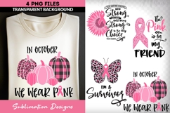 Breast Cancer Awareness Sublimation Bundle | Pink Pumpkins Product Image 1
