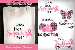 Breast Cancer Awareness Sublimation Bundle | Pink Pumpkins Product Image 2