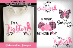 Breast Cancer Awareness Sublimation Bundle | Pink Pumpkins Product Image 3
