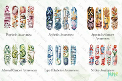 Cancer Brushstroke Sublimation Clipart Product Image 7