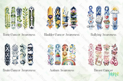 Cancer Brushstroke Sublimation Clipart Product Image 8