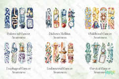 Cancer Brushstroke Sublimation Clipart Product Image 9