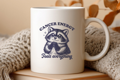 Cancer Energy SVG PNG | Feels Everything Zodiac Cute Design Product Image 3