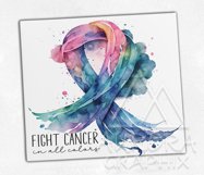 Cancer Awareness - 20oz. Tumbler Sublimation Wrap Product Image 2