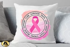 Breast Cancer Sublimation PNG In October We Wear Pink Ribbon Product Image 2