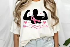 Cancer strong girl vector SVG , Breast Cancer Survivor SVG Product Image 2