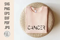 The Cancer  Zodiac Sign svg cut files use for minimalist style T-shirt, mugs, tumblers, posters, signs, tote bags, pillows, phone case, other items