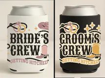 Western Wedding SVG Designs | Groom’s Crew & Bride’s Crew Product Image 3