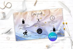 Digital Download Candle Care Canva Template Product Image 1