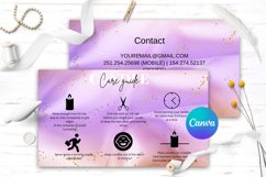 Digital Download Candle Care Canva Template Product Image 1