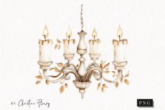 Cozy Halloween Chandelier | Halloween PNG Product Image 1
