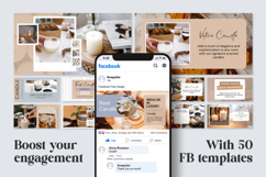 Candle Facebook Canva Posts Templates Product Image 7