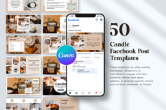 Candle Facebook Canva Posts Templates Product Image 4