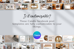 Candle Facebook Canva Posts Templates Product Image 3