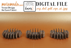 Candle Holder Grid Vector File for Laser Cut - 3 variations Product Image 2