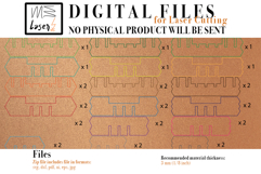 Candle Holder Grid Vector File for Laser Cut - 3 variations Product Image 3