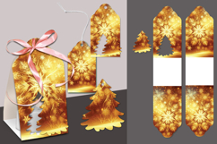 Candle holder/tag with cut-out Christmas tree Product Image 4