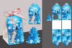 Candle holder/tag with cut-out Christmas tree Product Image 2