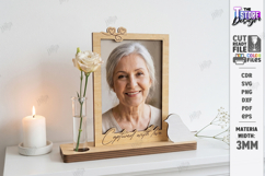 Candle Holder with Vase and Photo Frame Laser Cut |Engraving Product Image 1