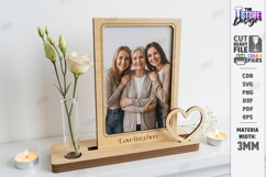 Candle Holders with Vase and Photo Frames Laser Cut Bundle Product Image 5