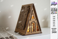 Candle House Laser Cut Bundle | Night Light | Candle Holders Product Image 2