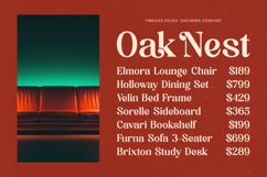 Candle Midnight - Groovy Serif Display Font Product Image 3