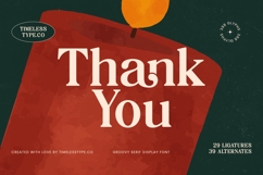 Candle Midnight - Groovy Serif Display Font Product Image 20