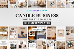 Candle Engagement Pinterest Templates Product Image 1